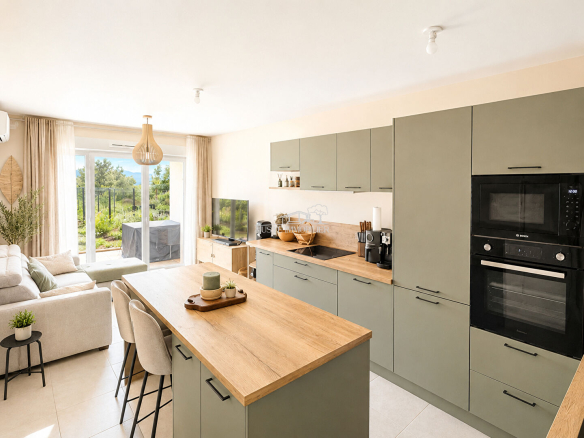 Appartement Trets 2 pièces 42 m2 avec Jardin et Garage